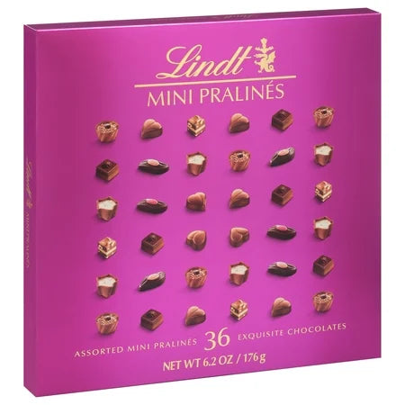 Lindt Mini Pralines Assorted Chocolate Candy Gift Box 6.2 oz ****BEST BY: 05/31/2025****