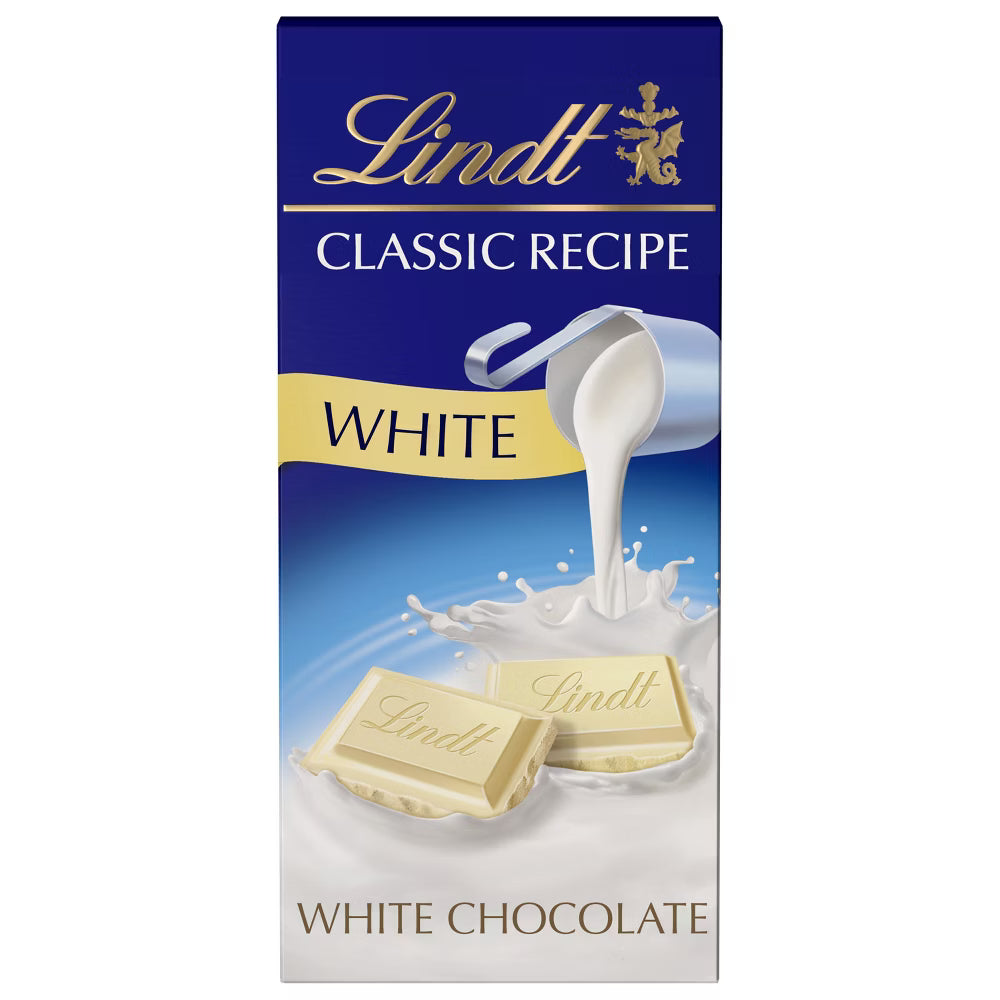 Lindt Classic Recipe White Chocolate Candy Bar - 4.4 oz. ***BEST BY: 6/30/25***