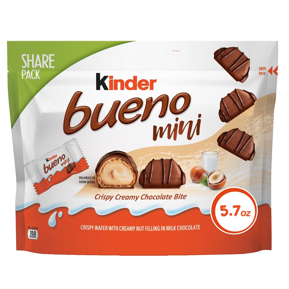Kinder Bueno Minis Candy Share Pack - 5.7oz ***BEST BY: JUNE 19 - JULY 22 / 2025***