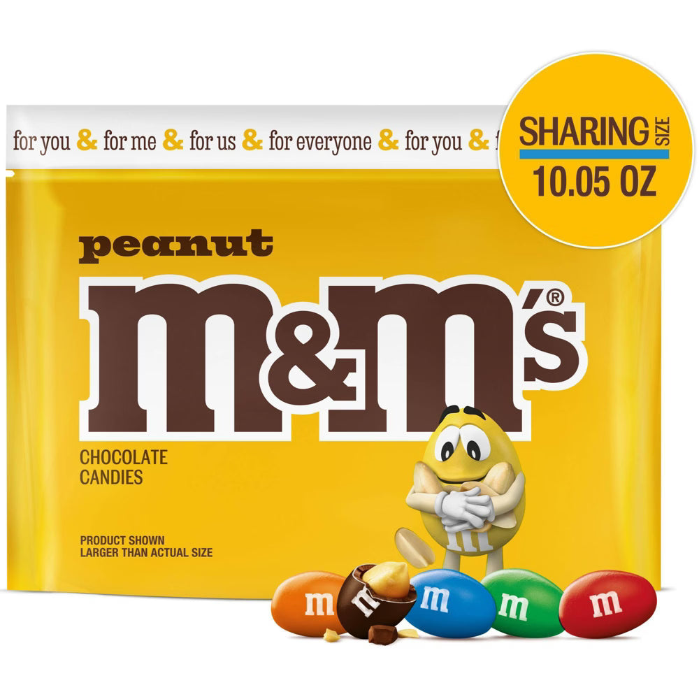 M&M's Peanut Chocolate Candy - Sharing Size - 10.05oz ***BEST BY: 07/25***