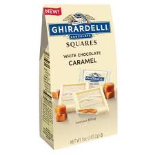 GHIRARDELLI White Chocolate Caramel Squares 5 Oz Bag ***BEST BY: 07/31/25***