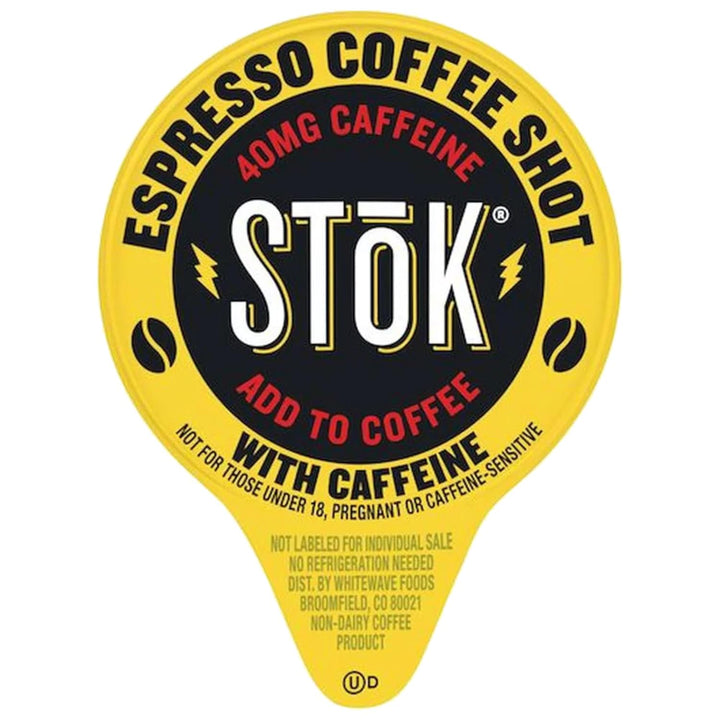100 SToK Caffeinated Unsweetened Black Coffee Shots