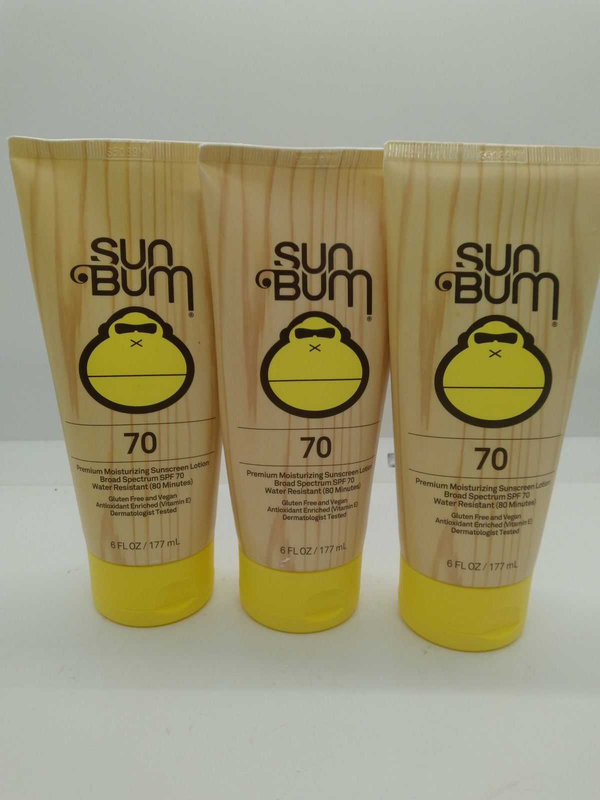 Sun Bum Original SPF 70 Sunscreen Lotion 6 fl oz Lot of 3 Best By 11/01/2027