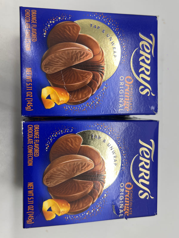 2 Pack Terry's Chocolate Orange Original Milk Chocolate Confection 5.11oz Candy