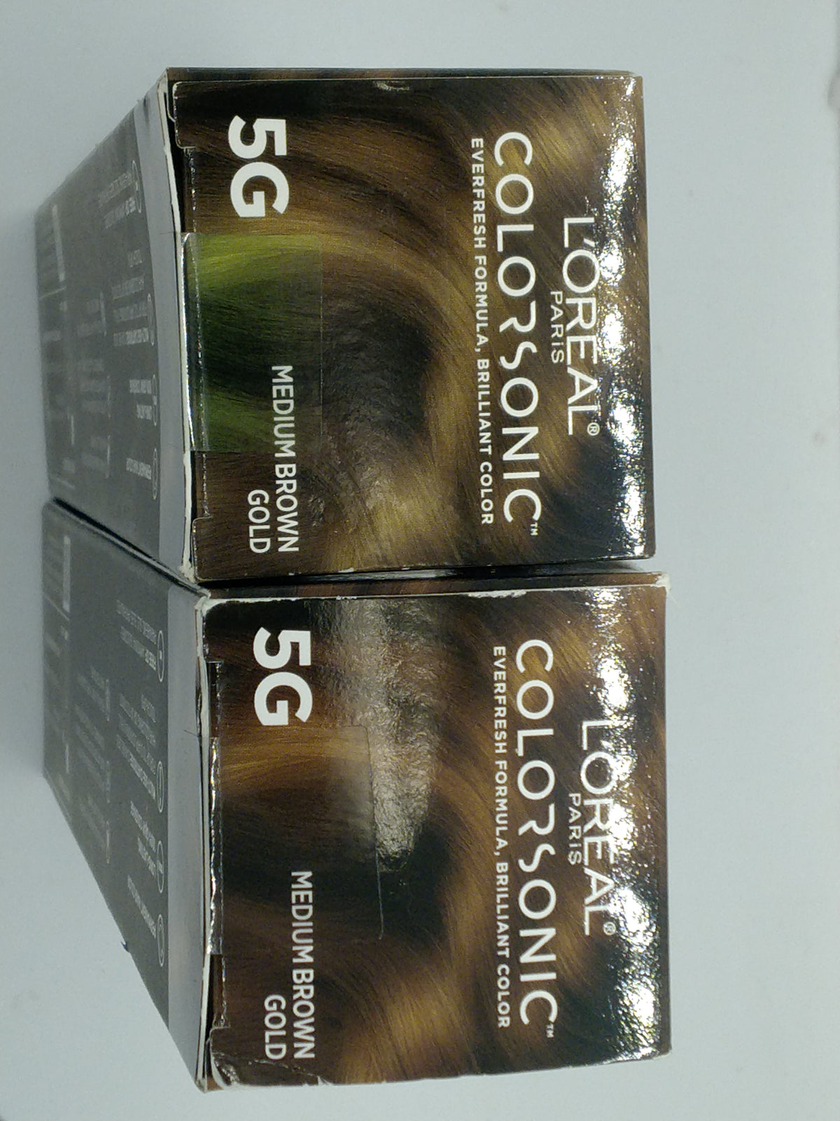 L'Oreal Paris Colorsonic Permanent Hair Color Cartridge 5G Medium Brown Gold 2