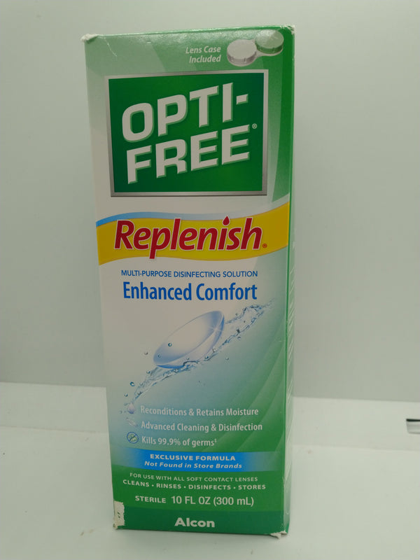 Alcon Opti-Free Replenish Multi-Purpose Contact Solution 10 fl oz Exp 09/30/2027