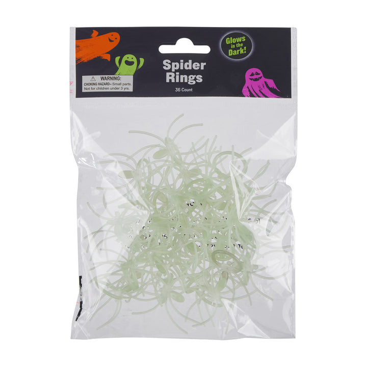 Halloween Spider Rings, 36 ct