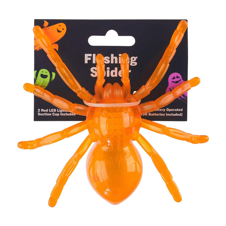 Halloween Battery Operated Flashing Spider Toy