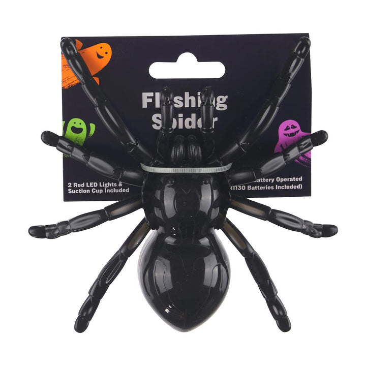 Halloween Battery Operated Flashing Spider Toy