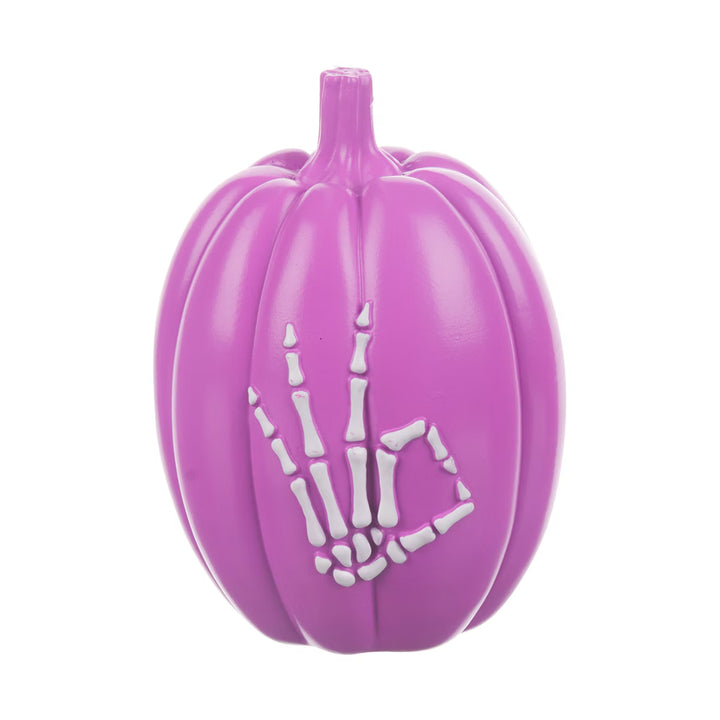 Halloween Pumpkin with Skeleton Hands Décor