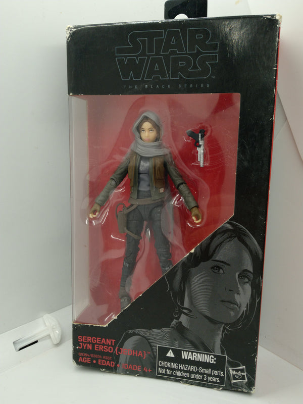 Star Wars Black Series Sergeant Jyn Erso Jedha 6" Figure Rogue One Hasbro B9394
