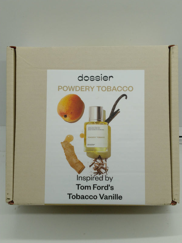 Dossier Powdery Tobacco Perfume 50ml Spray Inspired by Tom Ford Tobacco Vanille