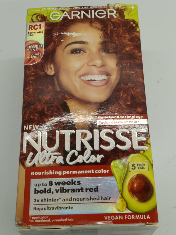 Garnier Nutrisse Ultra Color Permanent Hair Dye RC1 Terracotta Chili Copper Red