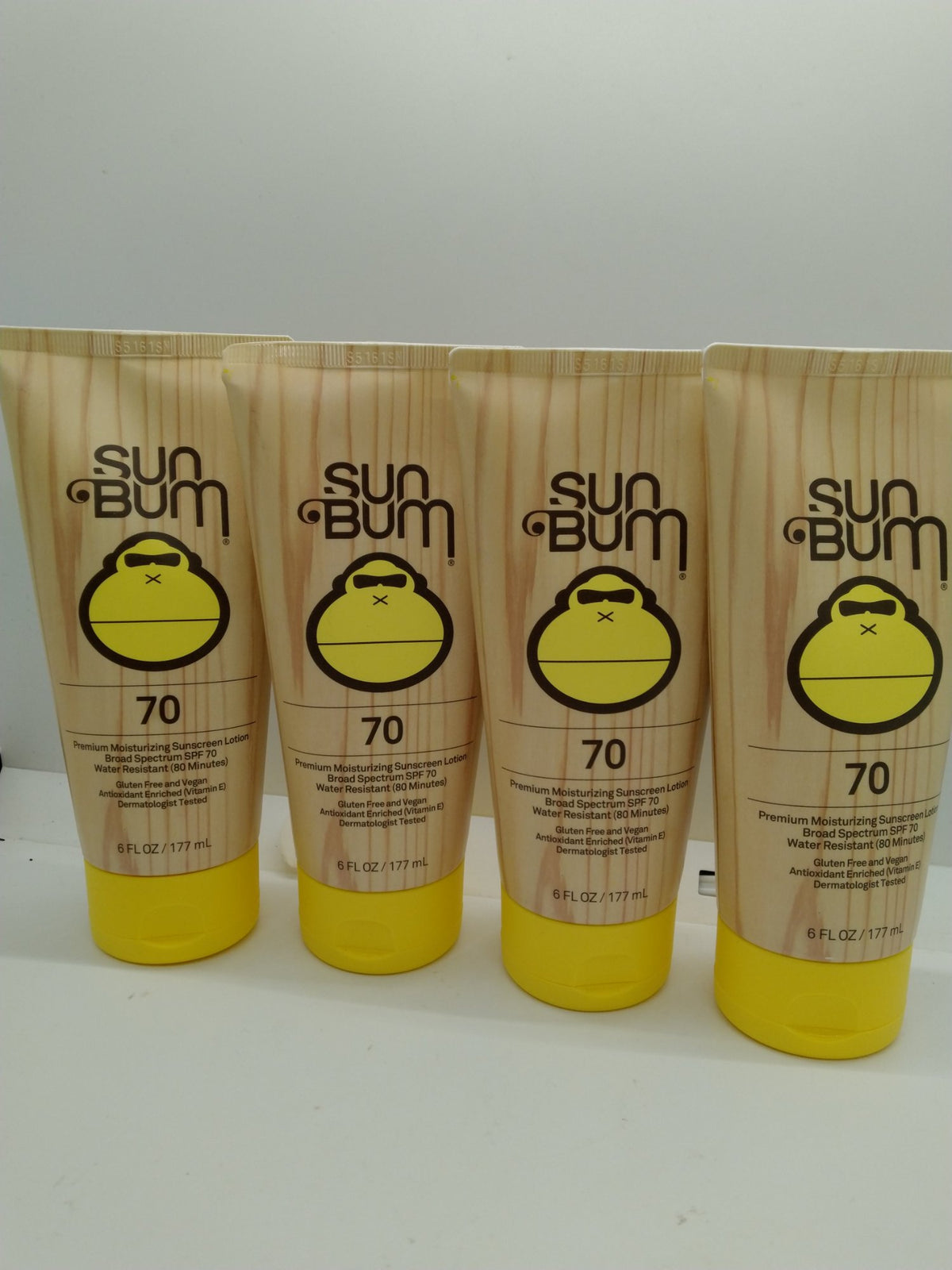 Sun Bum Original SPF 70 Sunscreen Lotion 6 fl oz Lot of 4 Best By 06/01/2028