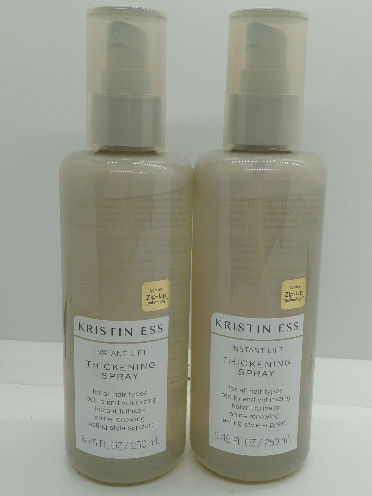 Lot of 2 Kristin Ess Instant Lift Thickening Spray 8.45 fl oz Volume Hair Spray