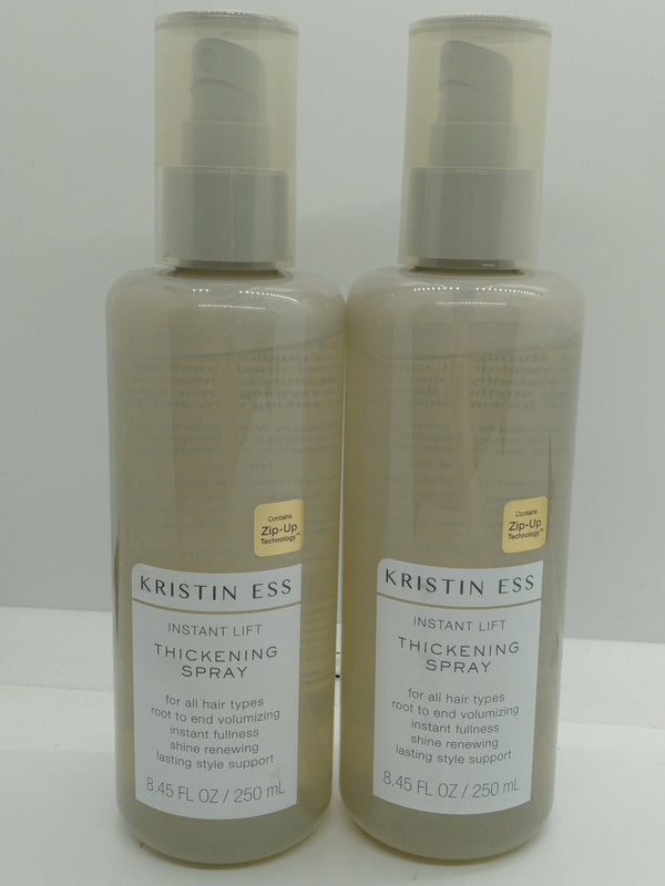 Lot of 2 Kristin Ess Instant Lift Thickening Spray 8.45 fl oz Volume Hair Spray