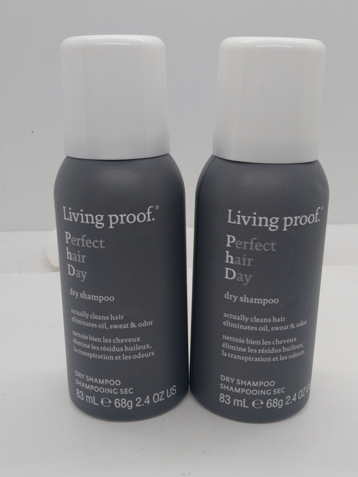 Living Proof Perfect Hair Day Dry Shampoo 2.4 oz Travel Size Lot of 2