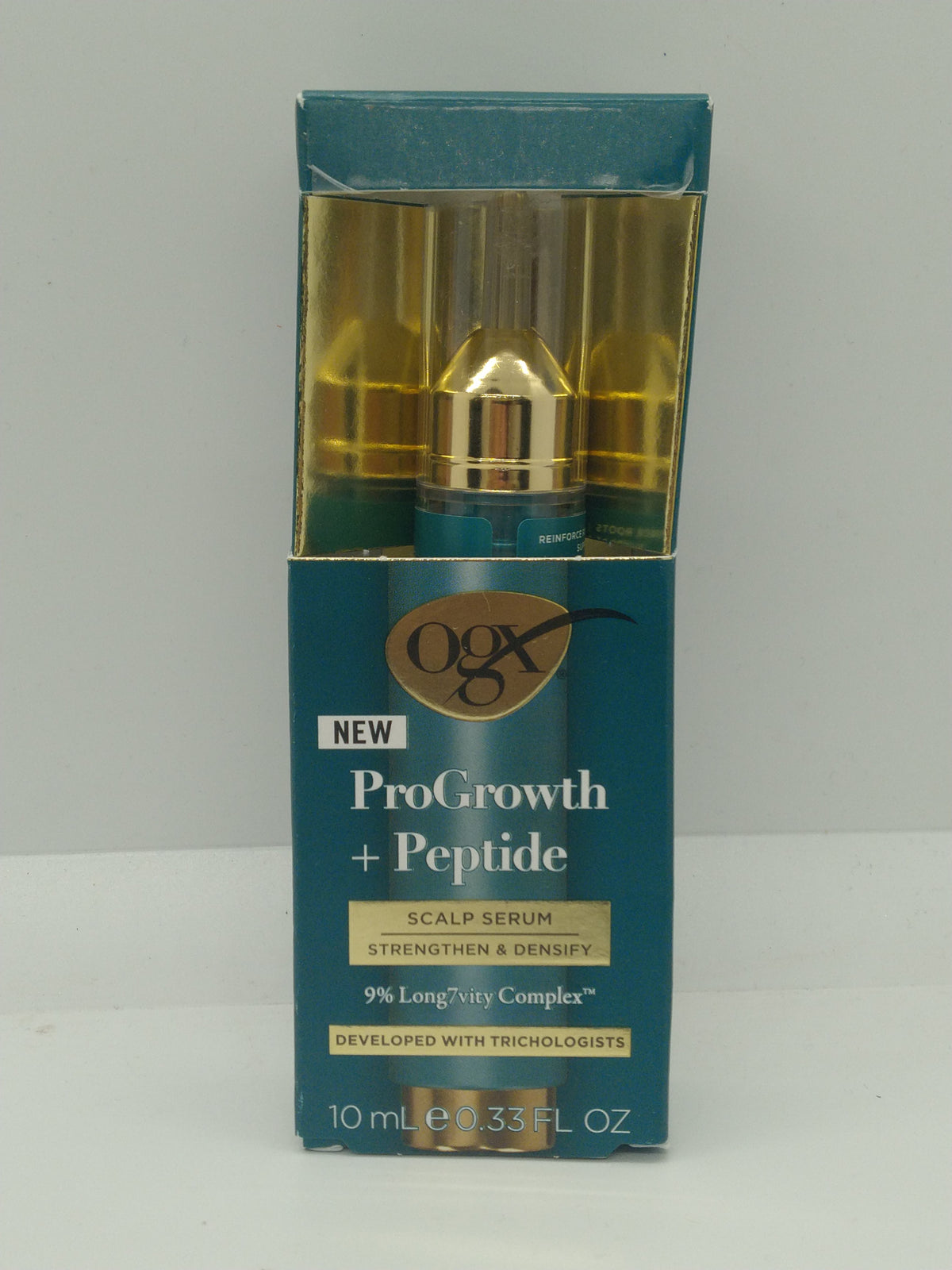 OGX ProGrowth + Peptide Scalp Serum Strengthen & Densify 0.33 fl oz 10 mL