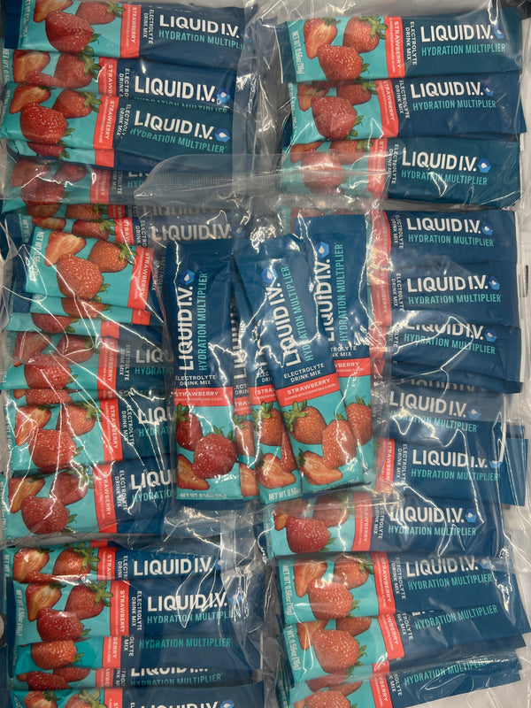 Liquid I.V. Hydration Multiplier Strawberry Electrolyte Drink Mix 54 Pack