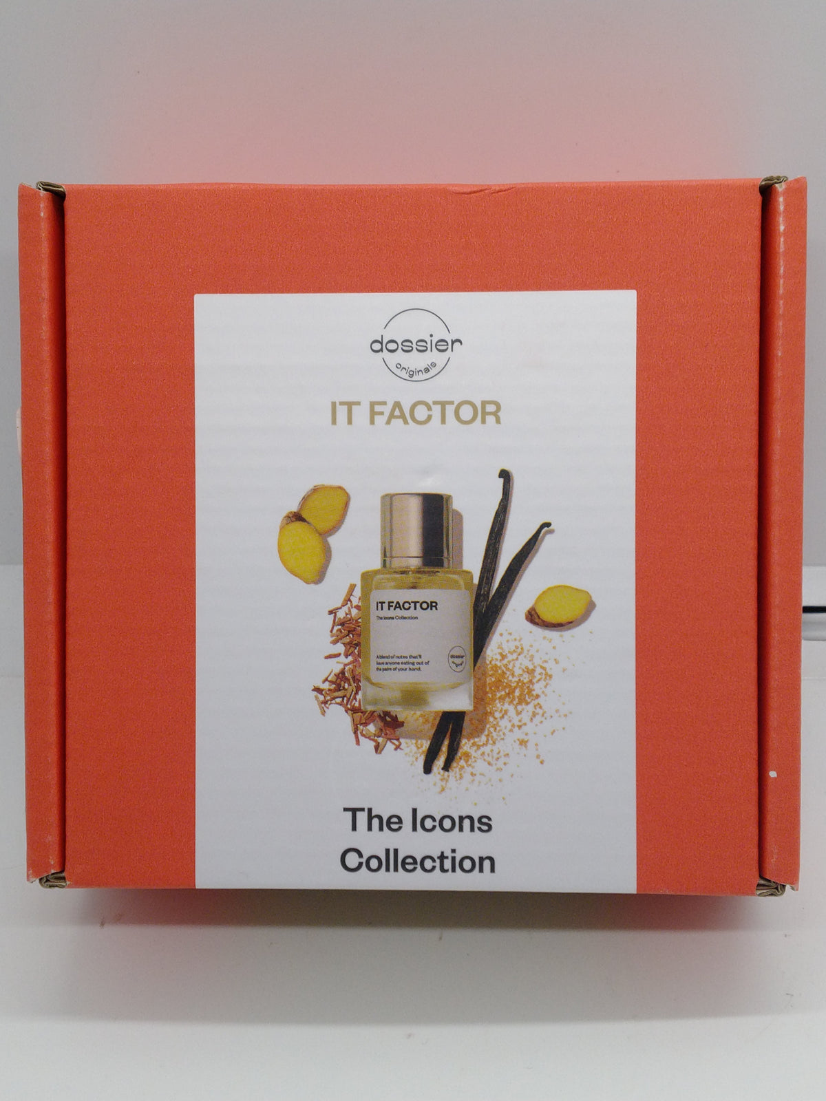 Dossier Originals IT FACTOR Perfume 50ml The Icons Collection Spray Boxed