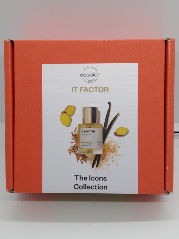 Dossier Originals IT FACTOR Perfume 50ml The Icons Collection Spray Boxed