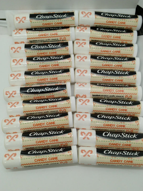 ChapStick Candy Cane Lip Balm Lot of 20 Holiday Limited Edition 0.15 oz Sticks